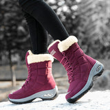 Bronoir™ Aquecedores - Botas de Inverno Forradas a Lã e Antiderrapantes para Caminhadas Sem Dor