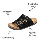 Bronoir™ Luxora – Sandálias de Caminhada Leves e com Suporte para o Arco