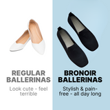 Bronoir Gia Glow - Ballerinas Elegantes e Confortáveis para o Dia-a-Dia