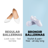 Bronoir Ines Shine - Ballerinas Elegantes e Confortáveis para o Dia-a-Dia