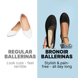 Bronoir Ella Shine - Balerinas Elegantes e Confortáveis para o Dia-a-Dia