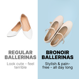 Bronoir Cora Grace - Ballerinas Elegantes e Confortáveis para o Dia a Dia