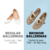 Bronoir Ava Bliss - Ballerinas Elegantes e Confortáveis para o Dia-a-Dia