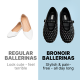 Bronoir Nova Glow - Ballerinas Elegantes e Confortáveis para o Dia-a-Dia