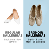 Bronoir Nora Light - Ballerinas Elegantes e Confortáveis para o Dia-a-Dia