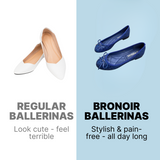 Bronoir Elina Bloom - Ballerinas Elegantes e Confortáveis para o Dia-a-Dia