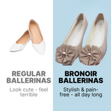 Bronoir Nola Cozy - Ballerinas Elegantes e Confortáveis para o Dia-a-Dia