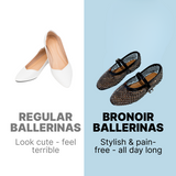 Bronoir Melia Chic - Balerinas Elegantes e Confortáveis para o Dia-a-Dia