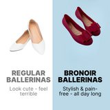 Bronoir Nora Flow - Ballerinas Elegantes e Confortáveis para o Dia-a-Dia