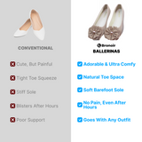 Bronoir Nola Cozy - Ballerinas Elegantes e Confortáveis para o Dia-a-Dia