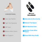 Bronoir Gia Glow - Ballerinas Elegantes e Confortáveis para o Dia-a-Dia