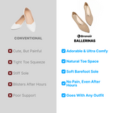 Bronoir Zoe Bloom - Ballerinas Elegantes e Confortáveis para o Dia-a-Dia