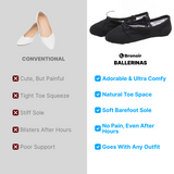 Bronoir Bella Grace - Balerinas Elegantes e Confortáveis para o Dia-a-Dia