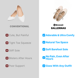 Bronoir Cora Grace - Ballerinas Elegantes e Confortáveis para o Dia a Dia