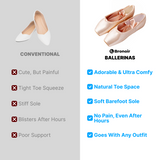 Bronoir Thea Pearl - Balerinas Elegantes e Confortáveis para o Dia-a-Dia