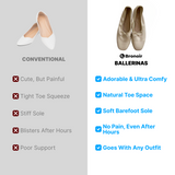 Bronoir Nora Light - Ballerinas Elegantes e Confortáveis para o Dia-a-Dia