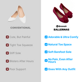Bronoir Nora Flow - Ballerinas Elegantes e Confortáveis para o Dia-a-Dia