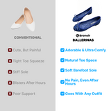 Bronoir Elina Bloom - Ballerinas Elegantes e Confortáveis para o Dia-a-Dia