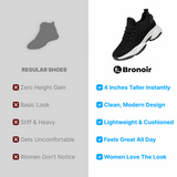 Bronoir™ Upwardz – Ténis de Aumento de Altura – Até 10cm Mais Alto Instantaneamente e Confortavelmente