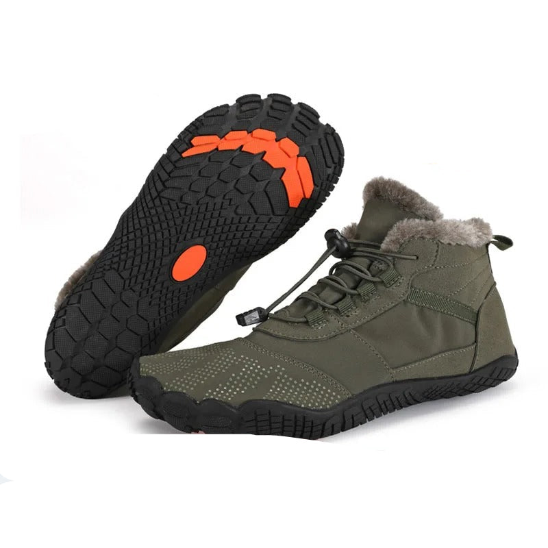Bronoir™ Forrado Insulado - Sapatos de Inverno para Andar Descalço