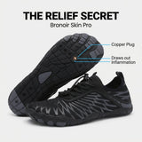 Bronoir™ Skin Pro com Cobre - Sapatos Barefoot de Aterramento Allround v2