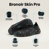 Bronoir™ Skin Pro com Cobre - Sapatos Barefoot Grounding Allround v2