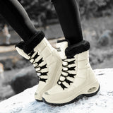 Bronoir™ Aquecedores - Botas de Inverno Forradas a Polar e Antiderrapantes para Caminhadas Sem Dor