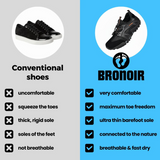 Bronoir™ Drizzle - Calçados Barefoot