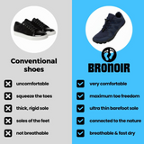 Bronoir™ Glint - Sapatos Barefoot